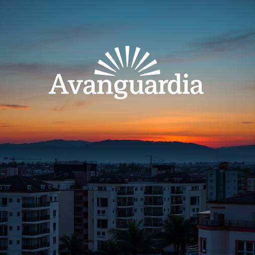 Logo stilizzato di Avanguardia Facciate con un sole che tramonta su una linea di edifici moderni.